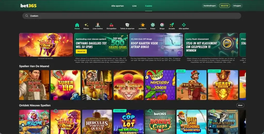 bet365 - casino zonder ckrus